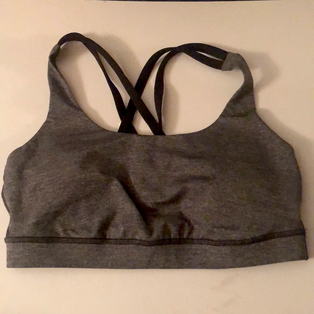 Lululemon Gray Sports Bra - Size 8
